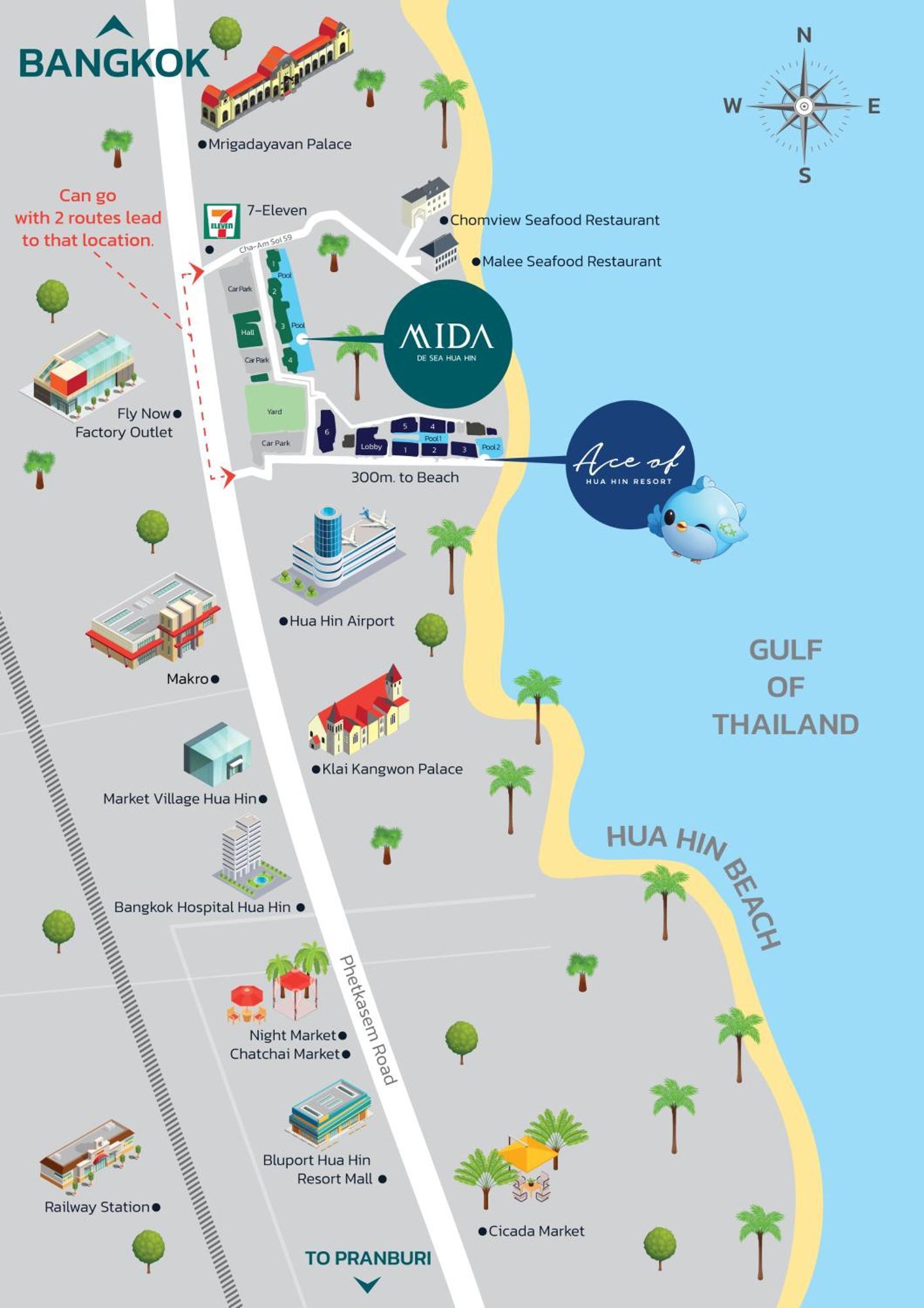 Mida De Sea Hua Hin - Sha Plus Cha-Am Dış mekan fotoğraf